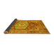 Sideview of Persian Yellow Traditional Rug, abs4007yw