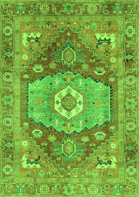 Persian Green Traditional Rug, abs4007grn