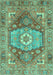 Persian Turquoise Traditional Rug, abs4007turq