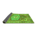 Sideview of Persian Green Traditional Rug, abs4007grn