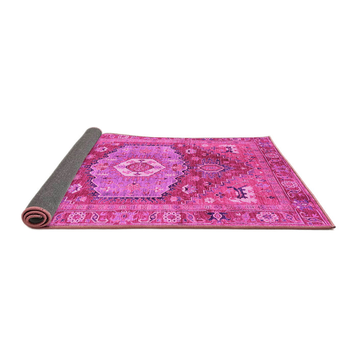 Sideview of Persian Pink Traditional Rug, abs4007pnk