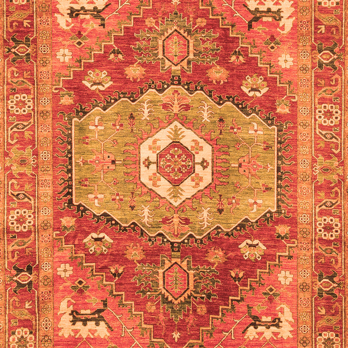 Persian Orange Traditional Rug, abs4007org