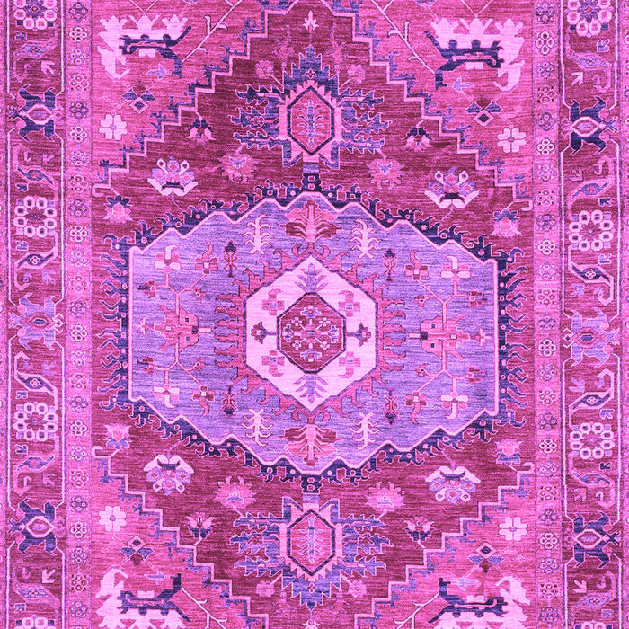 Machine Washable Persian Purple Traditional Area Rugs, wshabs4007pur