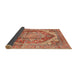 Sideview of Abstract Red Persian Rug, abs4008