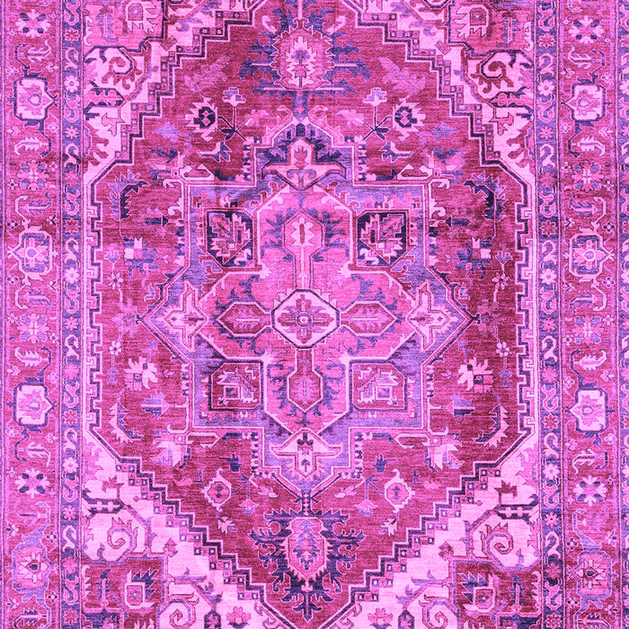 Machine Washable Persian Purple Traditional Area Rugs, wshabs4008pur