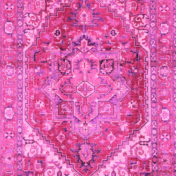 Machine Washable Persian Pink Traditional Rug, wshabs4008pnk