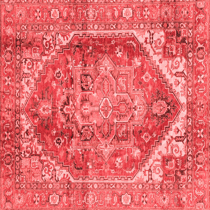 Machine Washable Persian Red Traditional Rug, wshabs4008red
