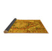 Sideview of Persian Yellow Traditional Rug, abs4009yw