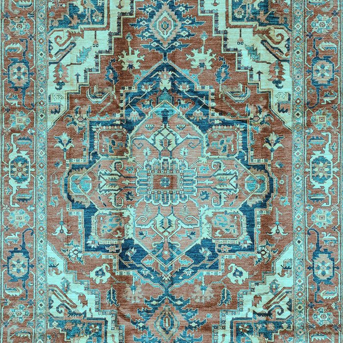 Persian Light Blue Traditional Rug, abs4009lblu