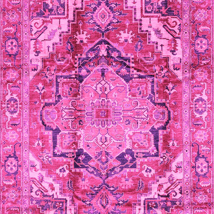 Machine Washable Persian Pink Traditional Rug, wshabs4009pnk