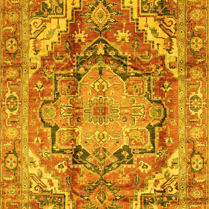 Persian Yellow Traditional Rug, abs4009yw
