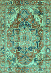 Persian Turquoise Traditional Rug, abs4009turq