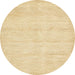 Round Abstract Brown Gold Solid Rug, abs400