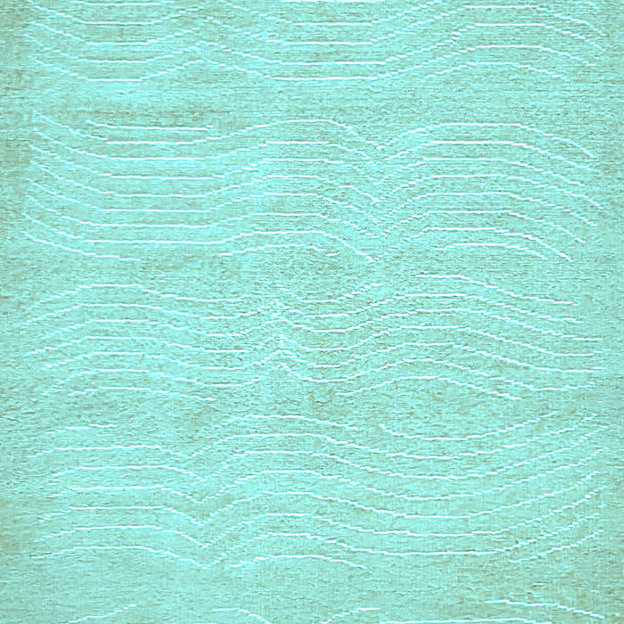 Machine Washable Solid Light Blue Modern Rug, wshabs400lblu