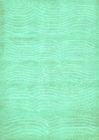 Solid Turquoise Modern Rug, abs400turq