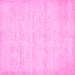 Square Solid Pink Modern Rug, abs400pnk