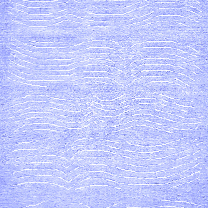 Machine Washable Solid Blue Modern Rug, wshabs400blu