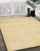 Machine Washable Abstract Brown Gold Rug in a Family Room, wshabs400