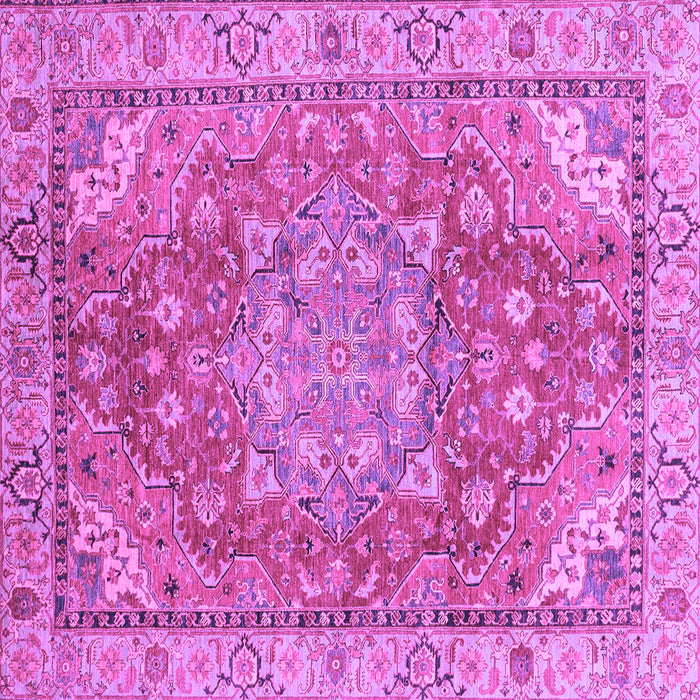 Square Persian Purple Traditional Rug, abs4010pur