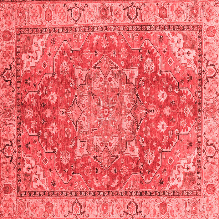 Machine Washable Persian Red Traditional Rug, wshabs4010red