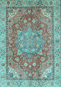 Persian Light Blue Traditional Rug, abs4010lblu