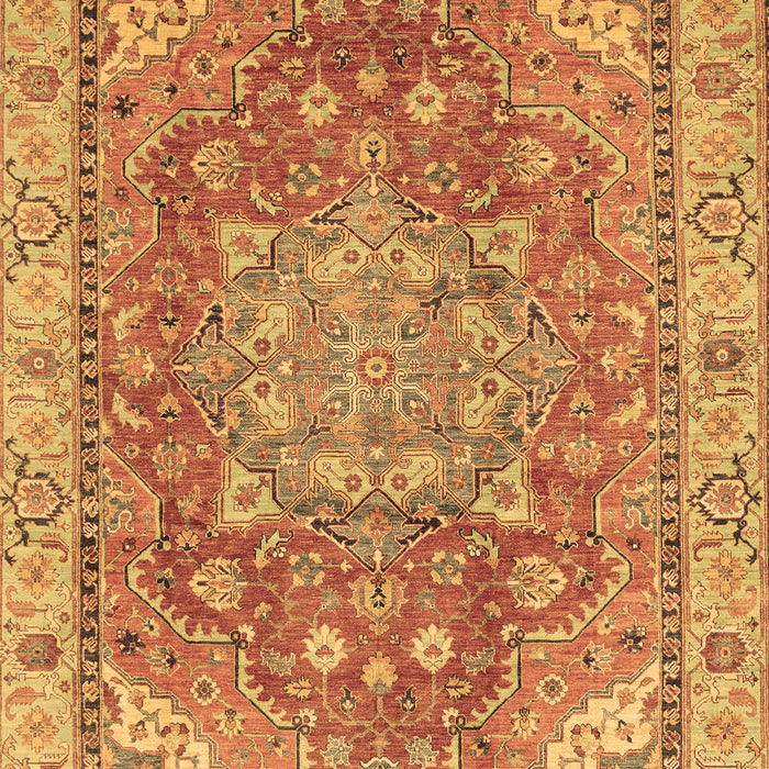 Machine Washable Persian Brown Traditional Rug, wshabs4010brn