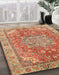 Machine Washable Abstract Red Rug in a Family Room, wshabs4010