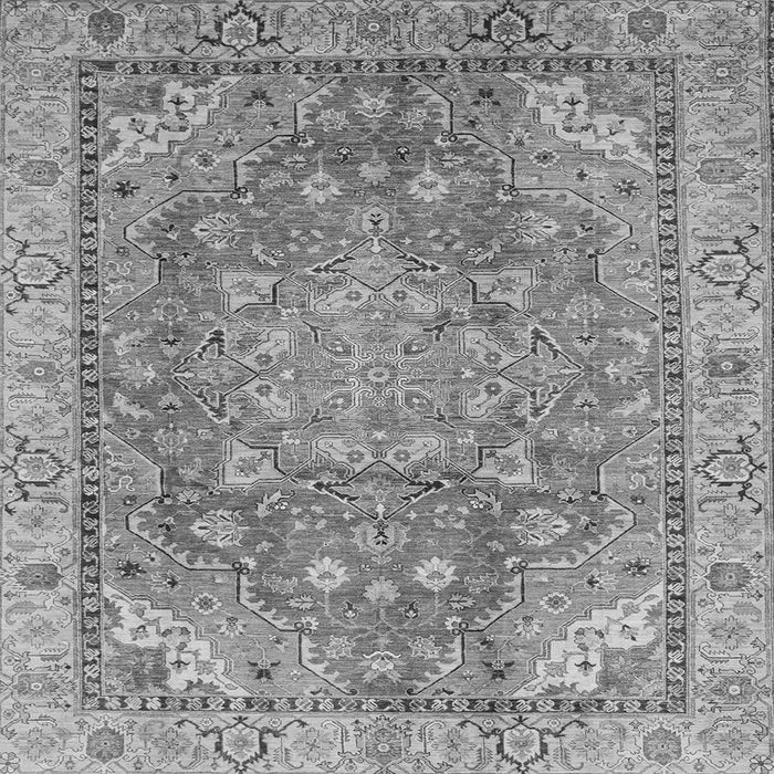 Square Persian Gray Traditional Rug, abs4010gry