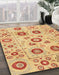 Machine Washable Abstract Chrome Gold Yellow Rug in a Family Room, wshabs4011