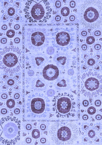 Abstract Blue Modern Rug, abs4011blu