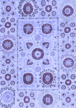 Abstract Blue Modern Rug, abs4011blu