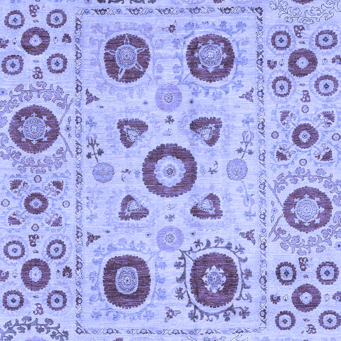 Abstract Blue Modern Rug, abs4011blu