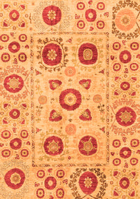 Abstract Orange Modern Rug, abs4011org