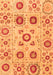 Abstract Orange Modern Rug, abs4011org