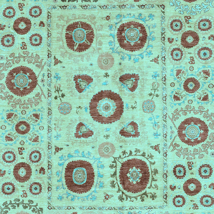 Abstract Light Blue Modern Rug, abs4011lblu