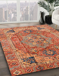 Abstract Red Persian Rug, abs4012