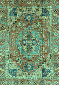 Persian Turquoise Traditional Rug, abs4012turq