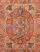 Machine Washable Abstract Red Rug, wshabs4012