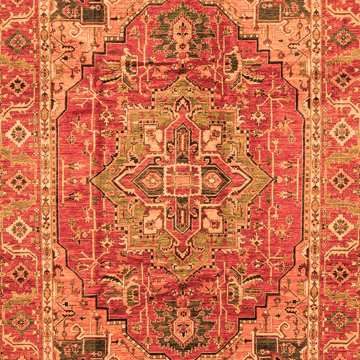 Persian Orange Traditional Rug, abs4012org