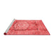 Modern Red Washable Rugs