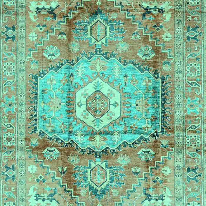 Machine Washable Abstract Turquoise Modern Area Rugs, wshabs4013turq