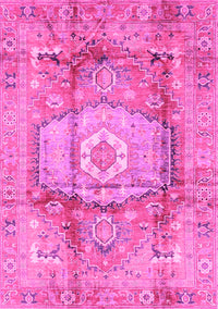 Abstract Pink Modern Rug, abs4013pnk