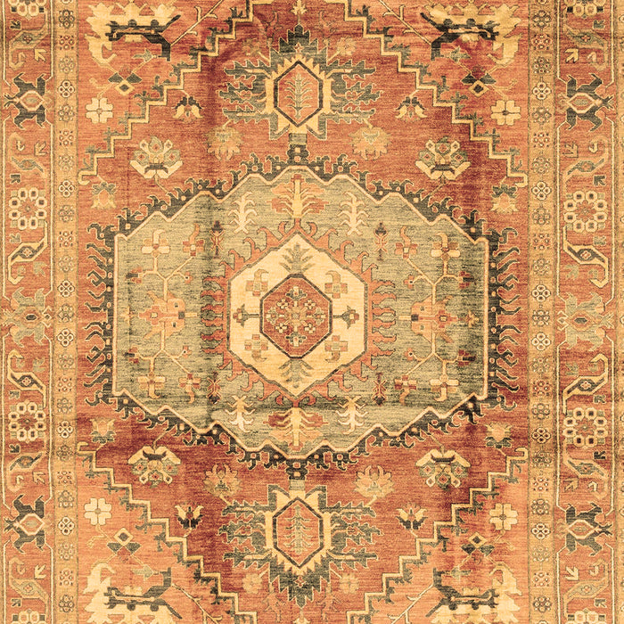 Abstract Brown Modern Rug, abs4013brn