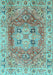 Machine Washable Abstract Light Blue Modern Rug, wshabs4014lblu