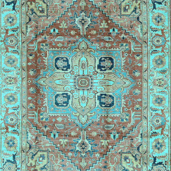 Machine Washable Abstract Light Blue Modern Rug, wshabs4014lblu