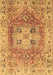 Machine Washable Abstract Brown Modern Rug, wshabs4014brn