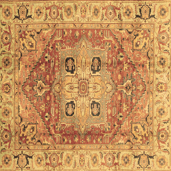 Square Machine Washable Abstract Brown Modern Rug, wshabs4014brn