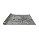 Sideview of Abstract Gray Modern Rug, abs4014gry