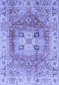 Abstract Blue Modern Rug, abs4014blu