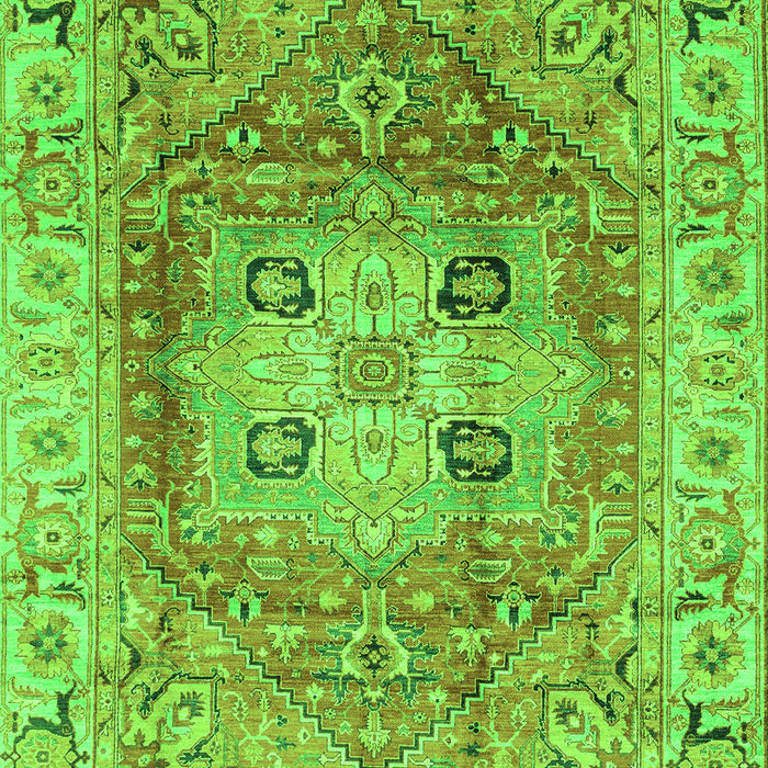 Abstract Green Modern Rug, abs4014grn